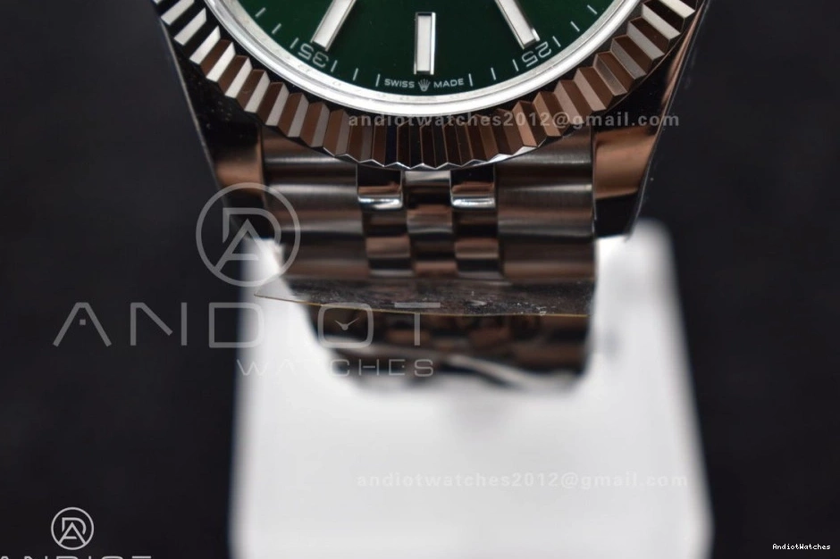 41 ComfortFit Best DateJust Green 1:1 904L Steel SA Dial Edition 126334 635 DIWF on Jubilee Sundust Bracelet 0731
